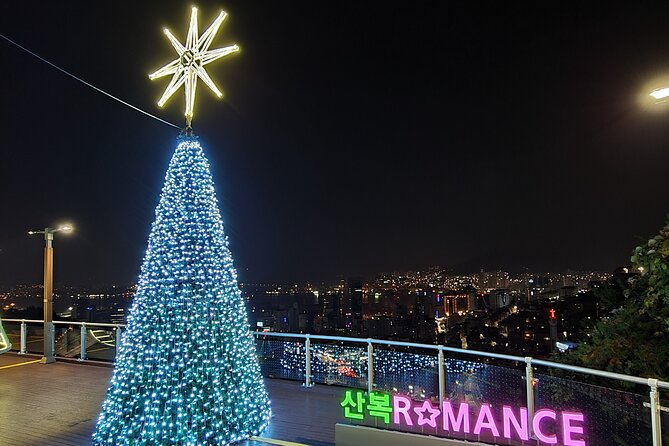 Best Busan night views : Mountain observatory streets - Webtoon Bagu-gil: where the hillside night gets playful