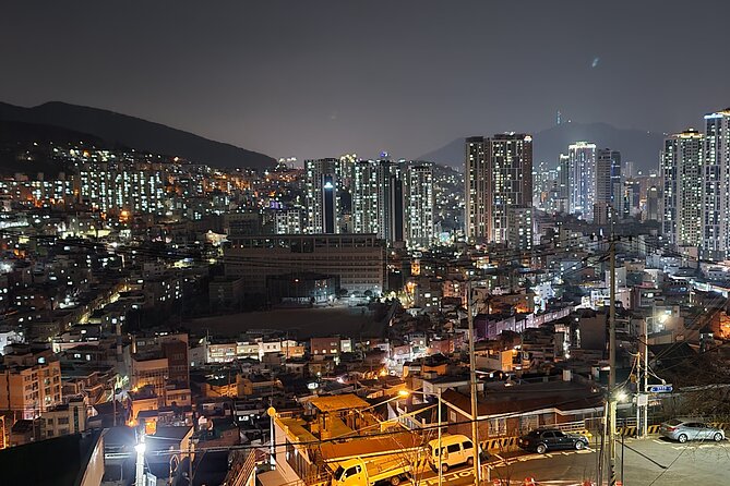 Best Busan night views : Mountain observatory streets - BIFF Square, the postbox observatory, and 168 stairs energy