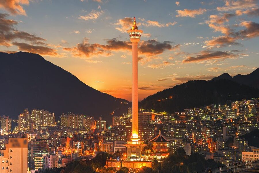 Busan: Day Trip with Gamcheon Culture Village and Sky Walk - Yongdusan Park: the mountain name story and Korea’s larger backdrop
