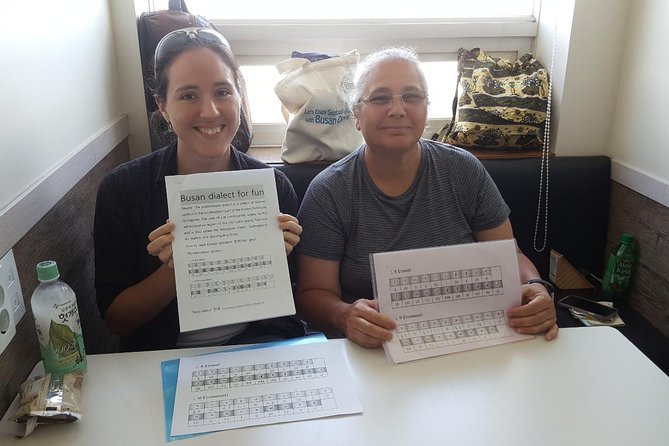 Busan Dialect Class with local snack - Hangul Basics in 90 Minutes: Consonants, Vowels, and Confidence