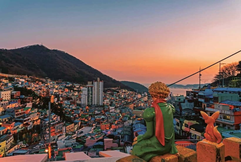 Busan Night Tour & Optional Snapshots - Gamcheon Culture Village: murals, alleys, and the sunset-photo sweet spot