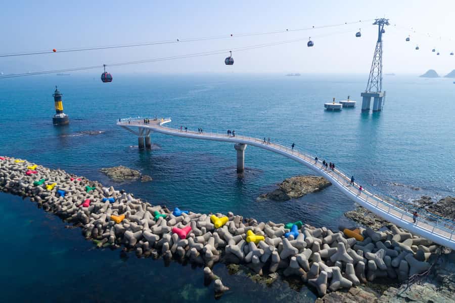 Busan: Sky Capsule+ Huinnyeoul+ Gamcheon+ Songdo+ Night View - Huinnyeoul Cultural Village: A Cliff Village With the Sea Right There