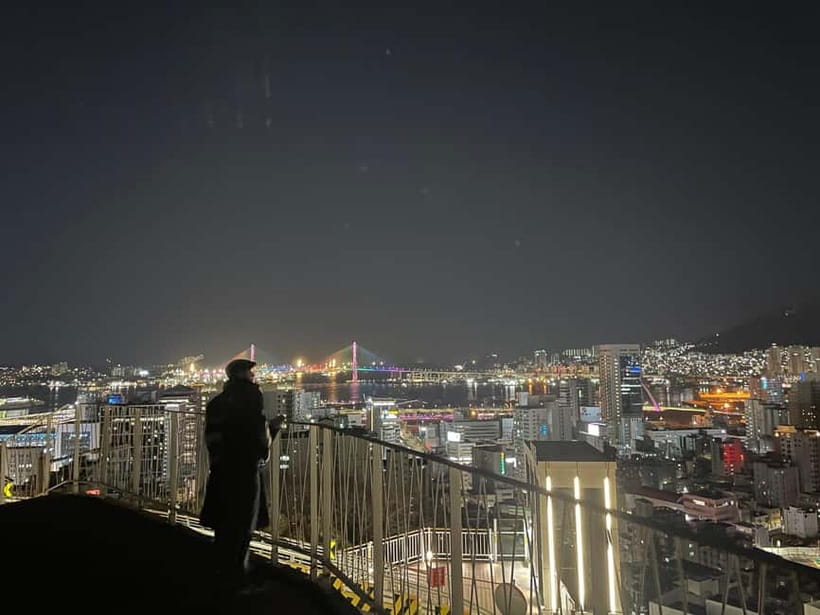 Busan: Sunset Haeundae Sky Capsule & Busan Night view Tour - Cheongsapo Daritdol Observatory: the glass-floored sea moment