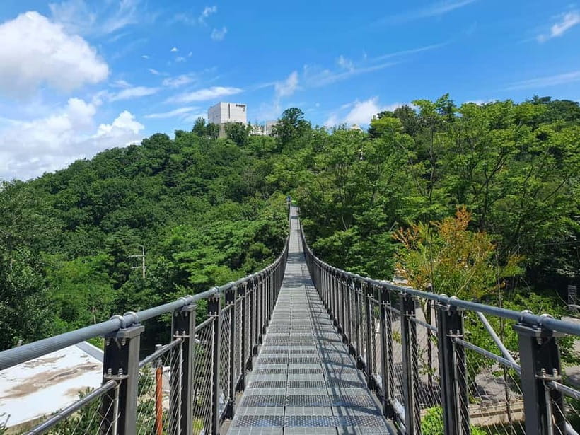 Closest Observatory to DMZ: North Korea View(Starbucks Tour) - What you might see across the Jogang River, and how to behave on a military site