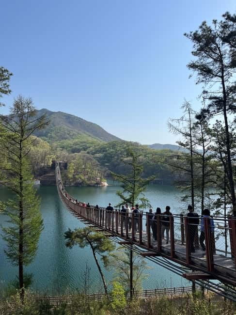 DMZ; NK Defector, 3rd Tunnel, Suspension Bridge,Hotel pickup - Imjingak Park and the Freedom Bridge: setting the tone