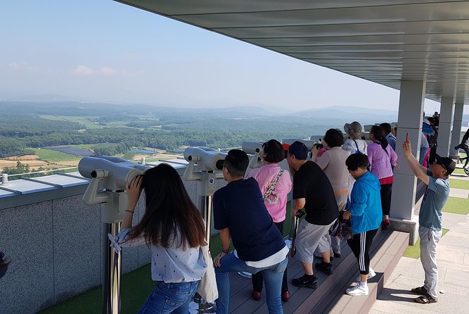 DMZ Tour (Exclusive offer: NK Defector meet up & Experience Hall) - Dora Observatory and the north-facing view that sticks