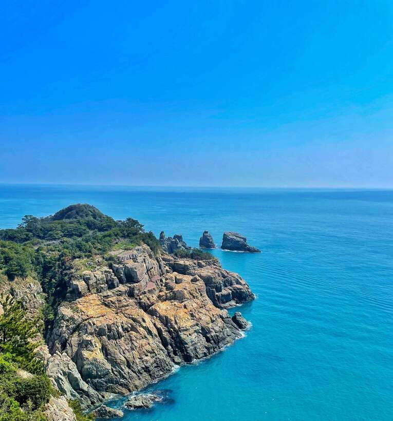 From Busan: Enchanting Oedo Island Day Tour with Windy Hill - Windy Hill: your break for sea views and the Stairway to Heaven area