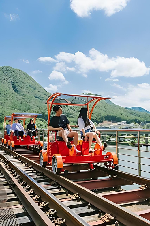 From Seoul: Full Day Trip to Alpaca Farm with Rail Bike - Gangchon Rail Park: old railway views on a rail bike