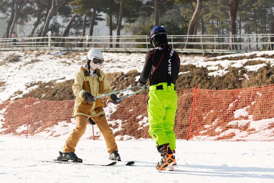 From Seoul: Korea Ski Tour - Jisan Forest Resort - Getting Back Around 6 pm: Dongdaemun, Myeongdong, and Hongik Univ Dinner Time