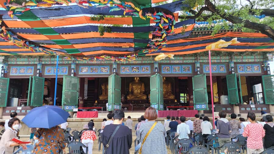 Gyeongbokgung Palace, Jogyesa Temple and Cheongwadae Tour - Jogyesa Temple: head temple of the Jogye Order and a real mood shift