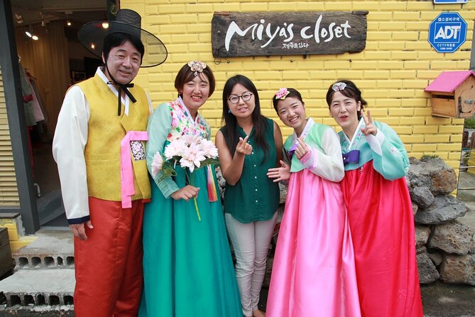 [Jeju] Hanbok Rental Experience/Korean Traditional Clothes Rental Shop - Picking a premium hanbok plus included accessories