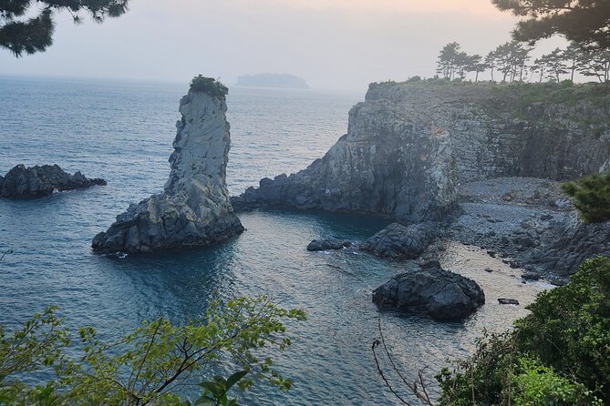 Jeju island Southern Unesco Mt.halla ONE day Bus Tour - Cheonjiyeon Falls, sky meets land with an easy walk