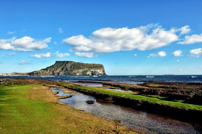 Jeju Unesco Eest course Package Private Van Guided Tour - Stop 4: Seopjikoji, canola season and a coastline with drama