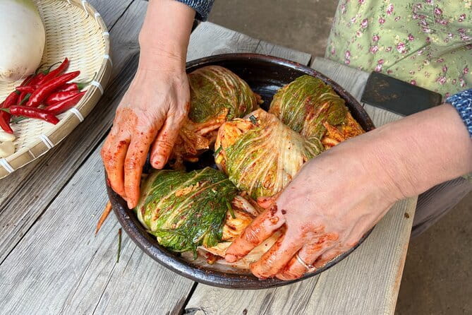 Kimchi Making Class (+ Korean BBQ) in Traditional Hanok Courtyard - Key highlights you will feel fast
