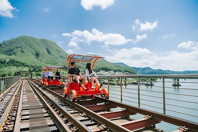 Nami Island & Petite France & Italian Village & Gangchon Rail Bike One-Day Tour - Nami Island: Tree-Lined Paths for Seasonal Scenery and Photo Stops