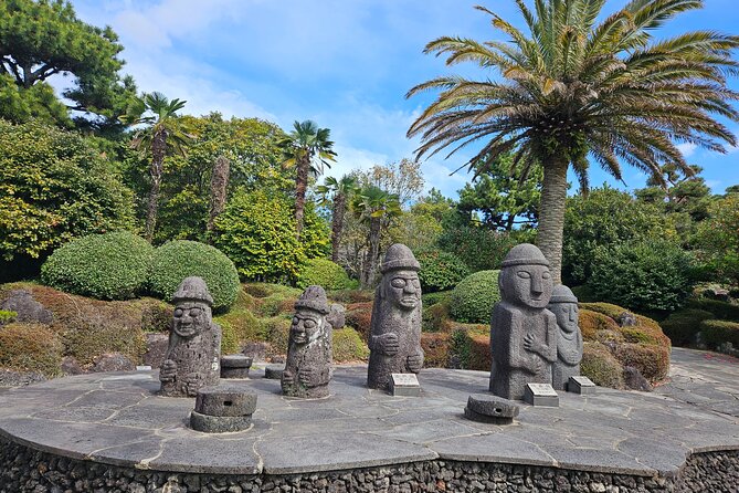 Private 2Days Tour a lot of Experience Driver in jeju island - Seogwipo Maeil Olle Market, Jeongbang Waterfall, and Oedolgae coast views