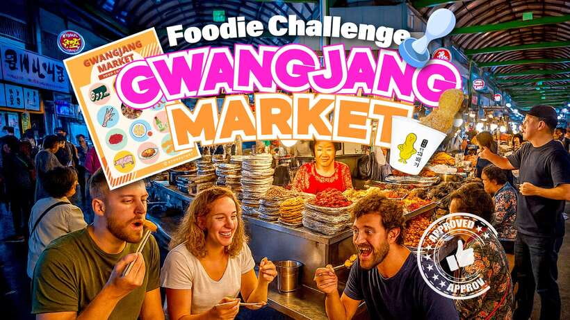 Seoul: Fearless Foodie Gwangjang Market Food Adventure - Gwangjang Market food crawl: 10 to 12 tastings without over-ordering