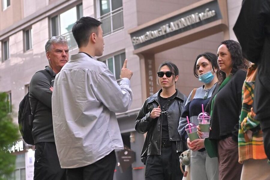Seoul: Gangnam Tour on Youth and Society in South Korea - The Gangnam ad corridor, where beauty messaging becomes a social story