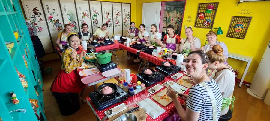 Seoul: Korean Cooking Class at a Local Home and Market Tour - A 3.5-hour Seoul cooking class that teaches by doing