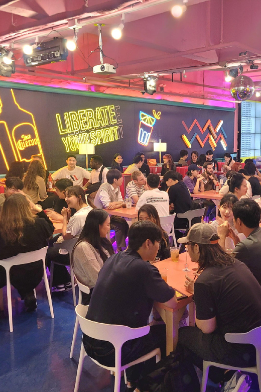 Seoul: Korean & English Language Exchange Global Party - How the Theme-Card Conversations Work (and Why Seats Change)