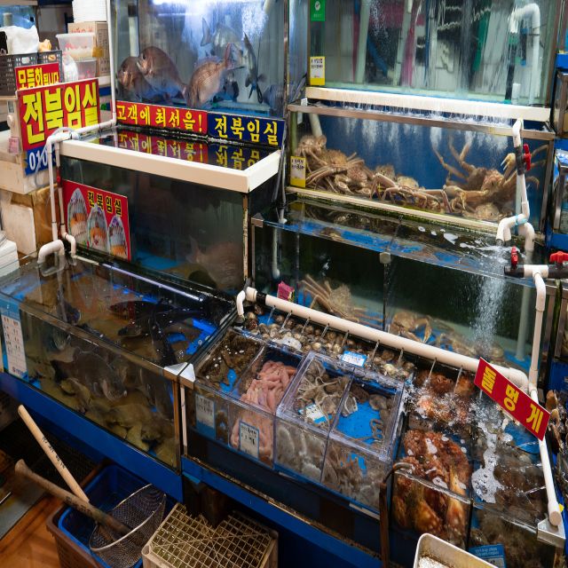 Seoul: The Biggest Sea-food Noryangjin Market Food Tour - The two-hour loop from Exit 7, what you’ll do step by step