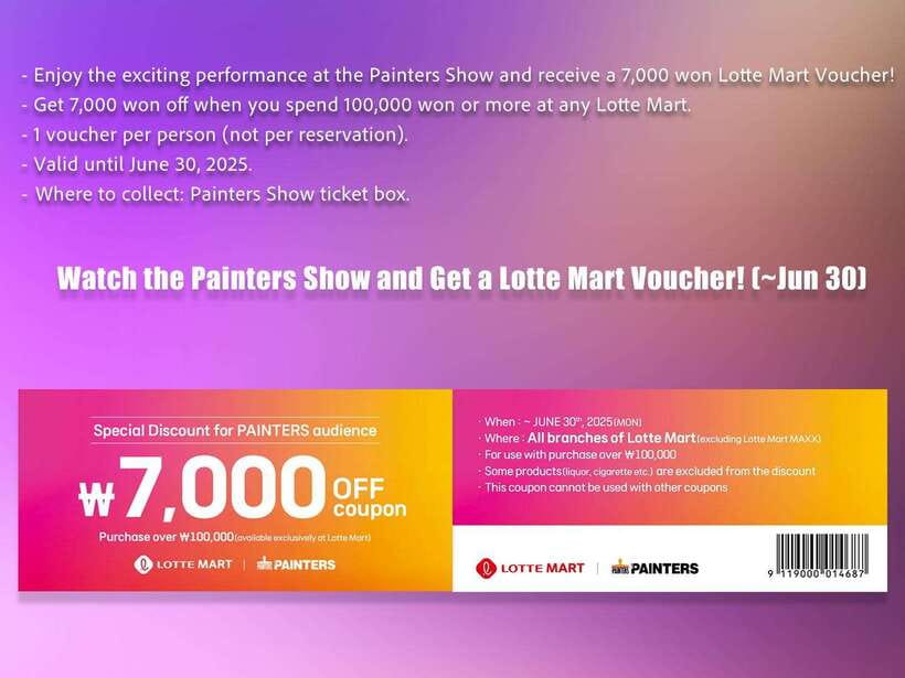 Seoul: The Painters Live Art K-pop Dance Show Ticket - The Painters in Seoul: a show that treats painting like performance