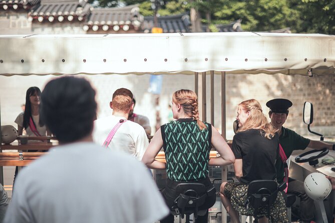 Seoul Tram Pedal Challenge - Insa-dong antique street: traditional culture vibes on the tram bike