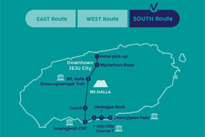 Small Group Tour in South Jeju Healing Island w/Mt. Halla & Falls - Hallasan National Park: the Eoseungsaengak hike and crater views