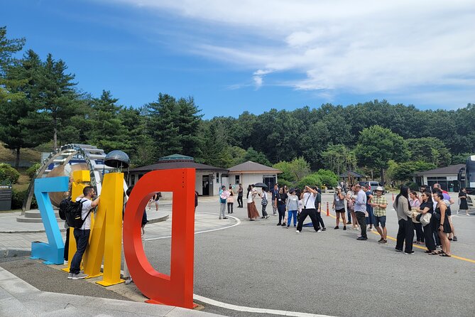 Small Group Tour to DMZ & Suspension Bridge with Hotel Pickup - Imjingak Pyeonghoa-Nuri Park: bridges, trains, and the ticket detour