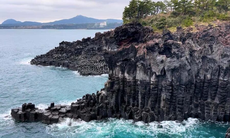 Southern Jeju Healing UNESCO Small Group Day Tour - Jusangjeolli Cliff: columnar basalt and that wave-smash drama